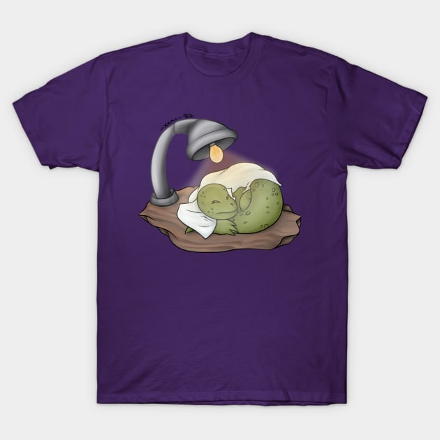 Sleepy Lizard T-Shirt by Kame630